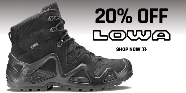 20% Off Lowa Footwear