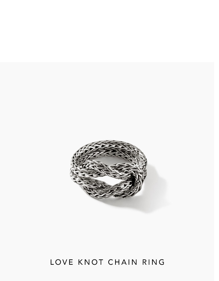 Shop Love Knot Chain Ring
