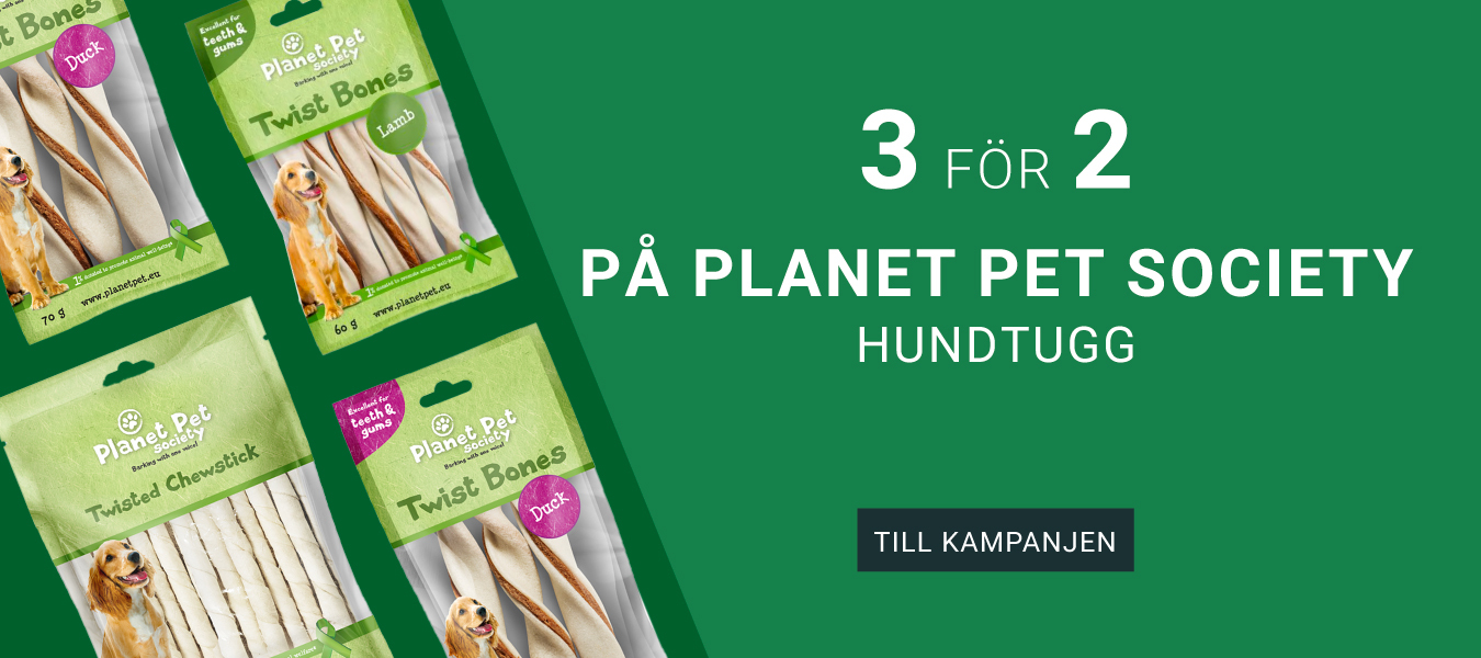 3 för 2 på Planet Pet Society Hundtugg