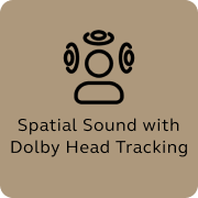 Spatial sound with Dolby Head Tracking