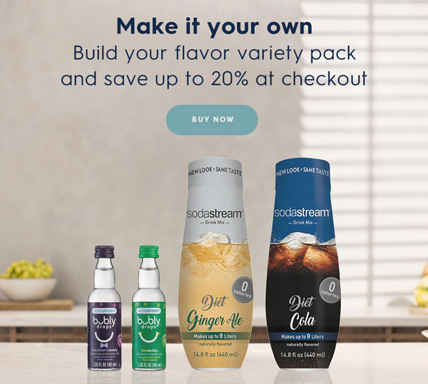 Customize Your Flavor Pack Sodastream