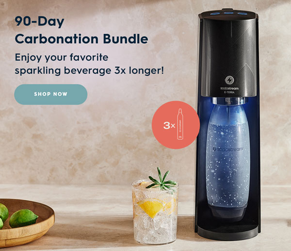 SodaStream 90 Day Carbonation Bundle