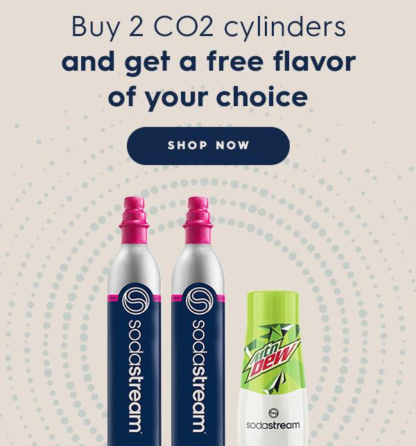 FREE Flavor when you buy 2 CO2 cylinders
