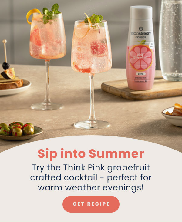 Fresh grapefruit juice meets sparkling pink perfection