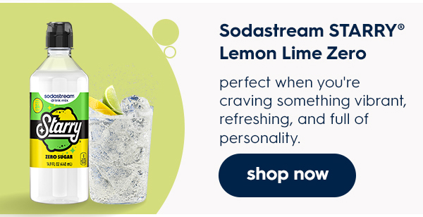 Sodastream STARRY® Lemon Lime Zero Sugar Drink Mix 440ml