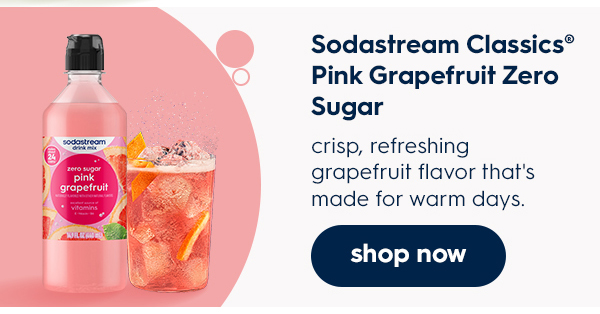 Sodastream Classics® Pink Grapefruit Zero Sugar Drink Mix 440ml