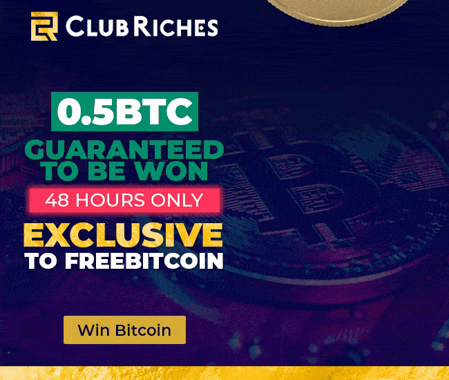 Club Riches - 0.5BTC GIVEAWAY